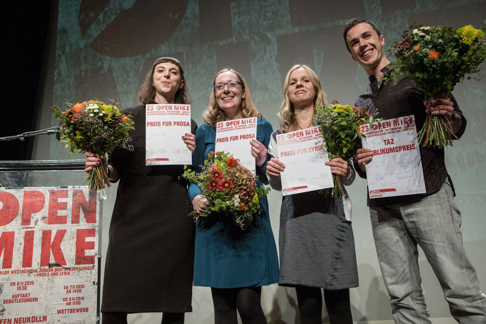 Gewinner des open mike 2015 | © gezett.de