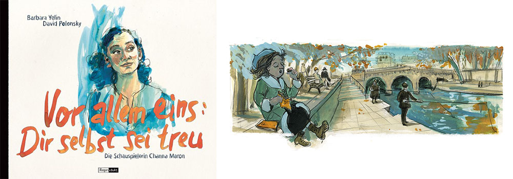 Barbara Yelin: Vor allem eins: Dir selbst sei treu | Buchcover und Auschnitt: © Reprodukt Verlag